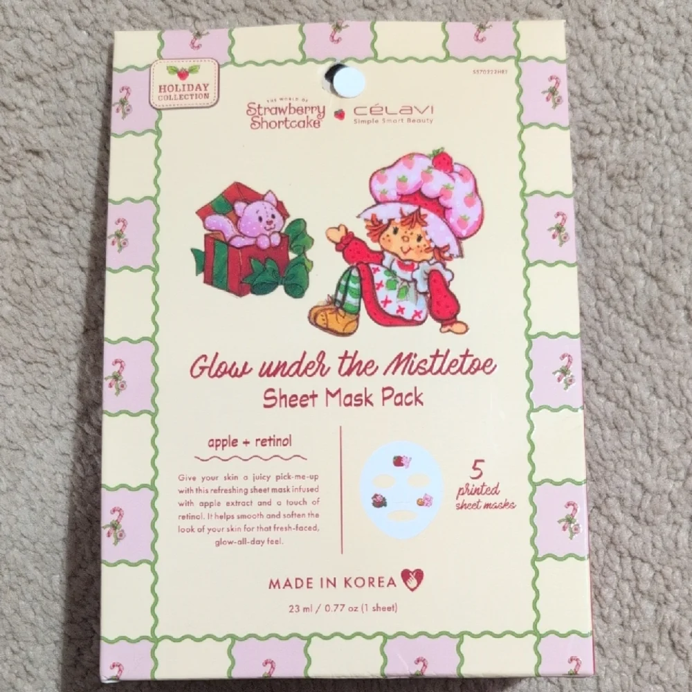 Glow Under the Mistletoe Sheet Mask Pack - Multicolor